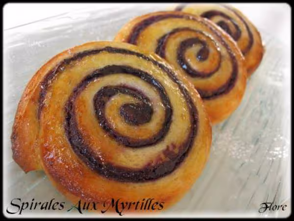 Spirale aux myrtilles