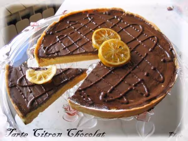 Tarte citron chocolat
