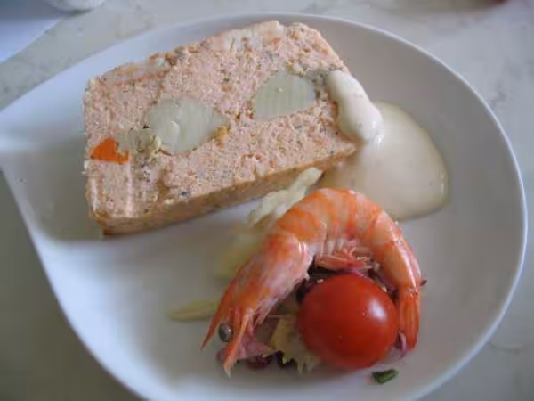 Terrine de noix de saint jacques au saumon