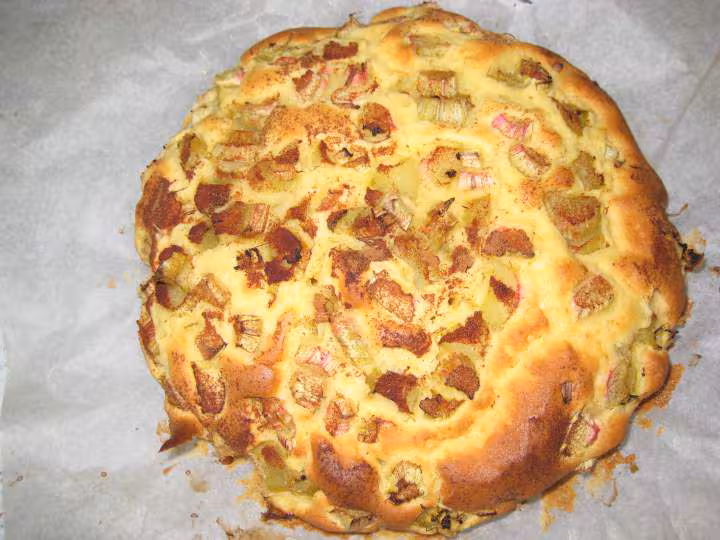 Gateau rhubarbe
