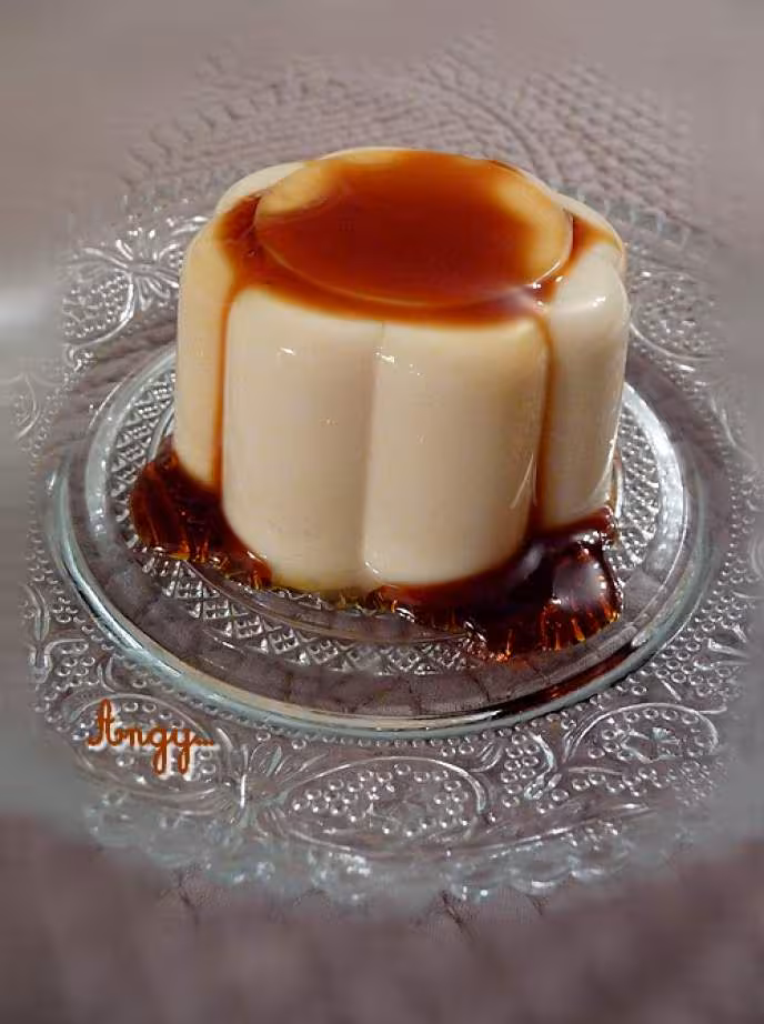 Flan caramel agar agar