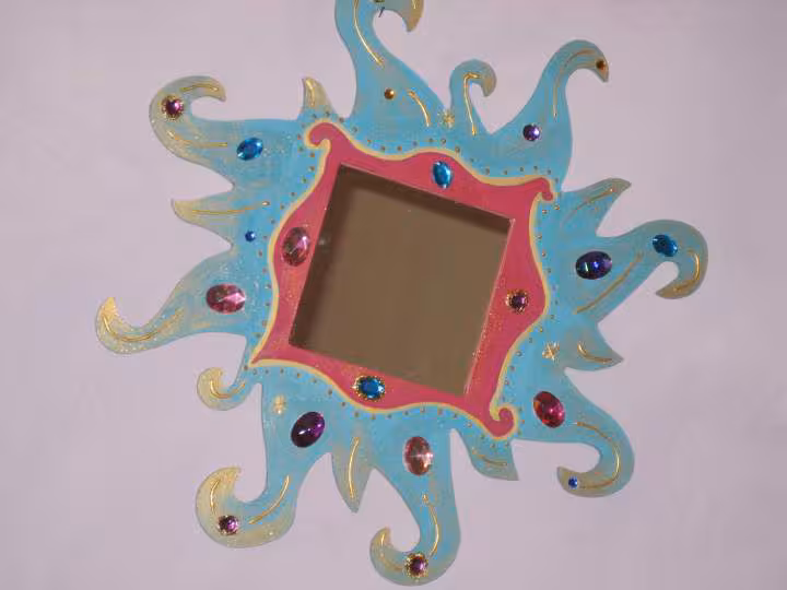 Miroir decore