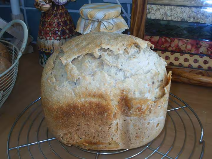 Pain au levain liquide en map