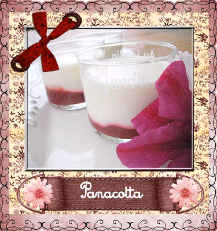 Panacottas avec yaourts