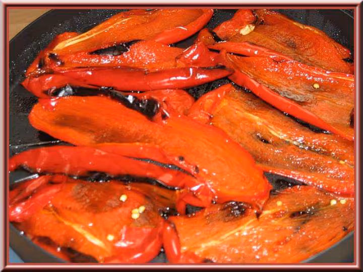 Poivrons grilles a la tarte express