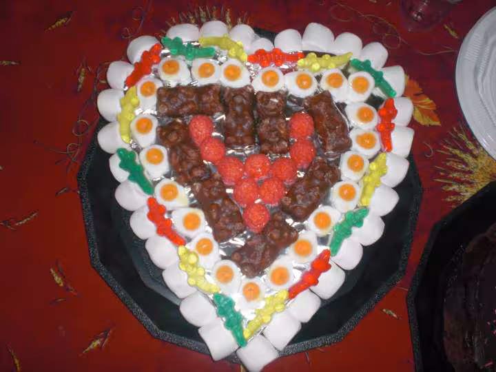 Coeur en bonbons