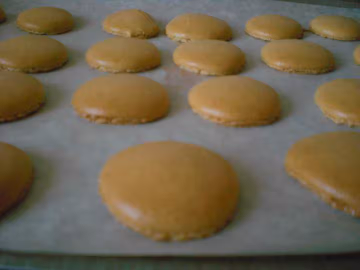 Macarons au caramb