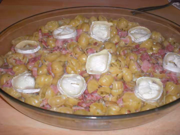 Orecchiettes au jambon lard et chevre recette de joce