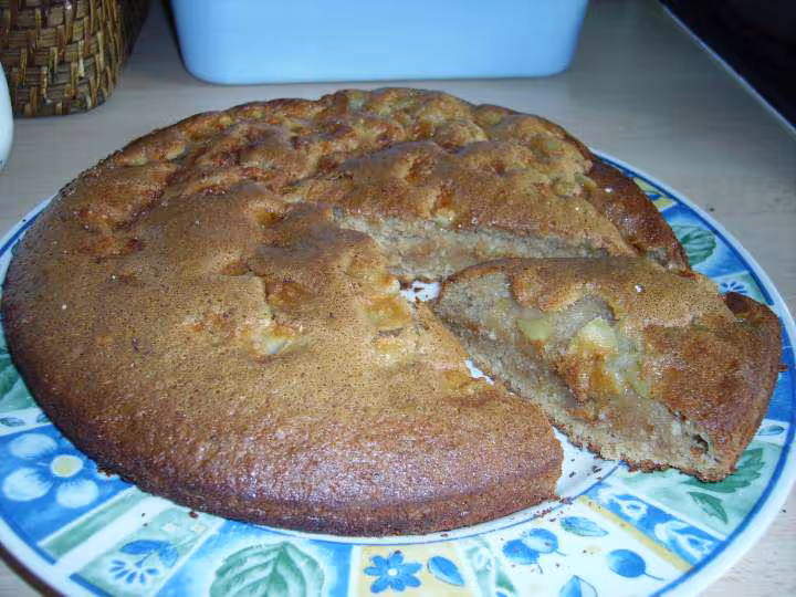 Gateau aux pommes sans beurre sans oeufs