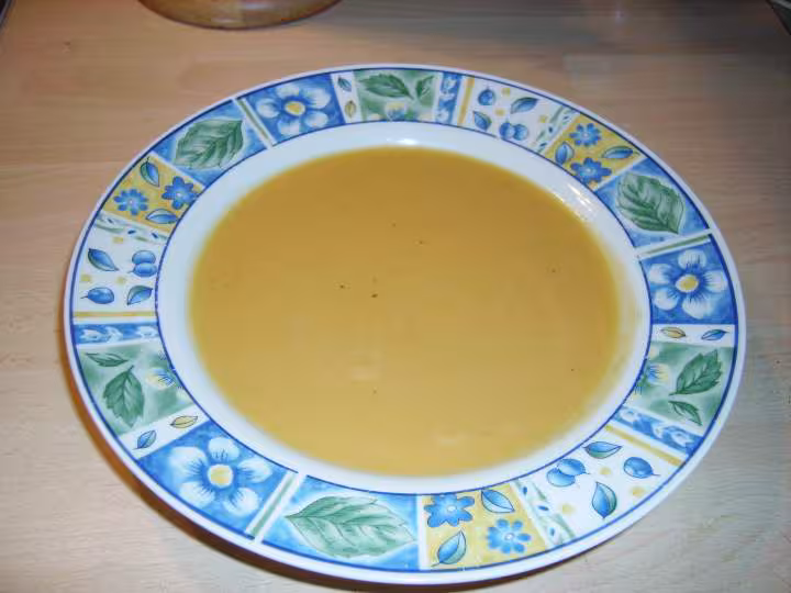 Soupe de potiron et pommes de terre