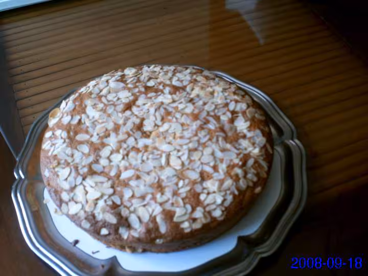 Gateau aux amandes et pommes