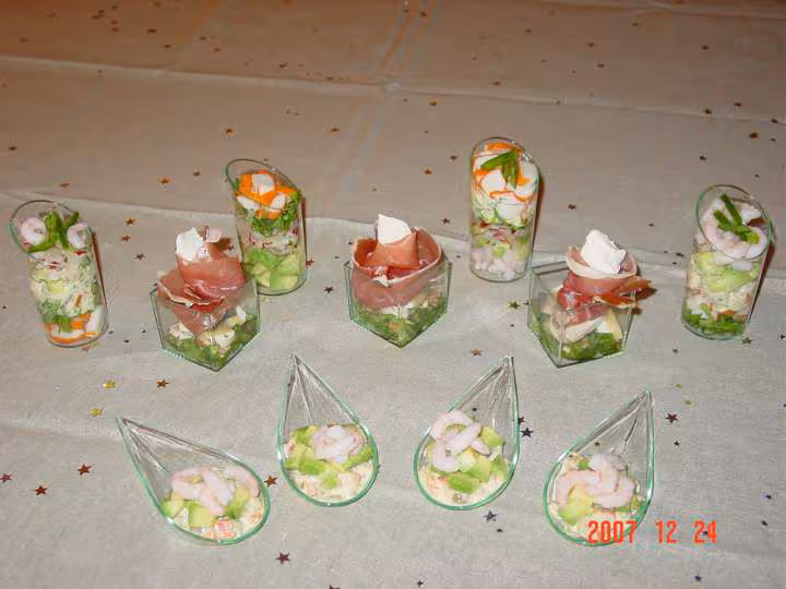 Verrines au complet