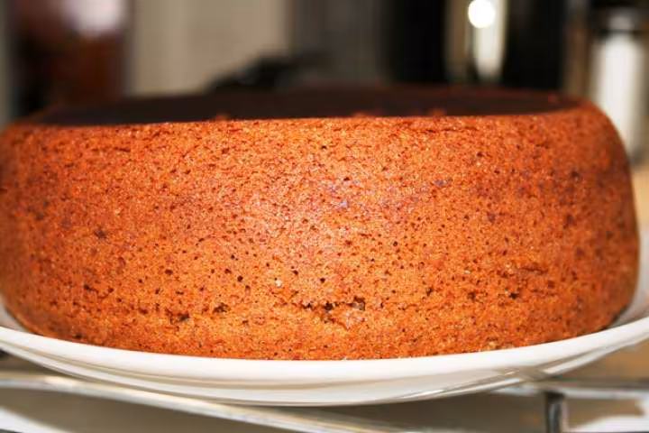 Gateau cuit dans auto cuiseur