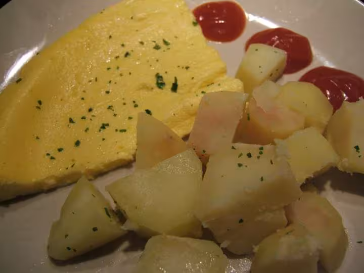 Omeltte nature pommes de terre