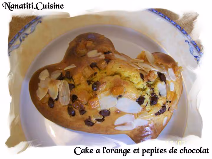 Cake orange chocolat