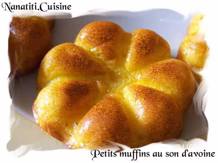 Muffins au son d avoine 2