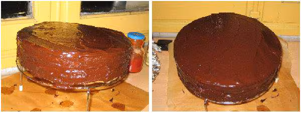 Nappage de l angel food cake