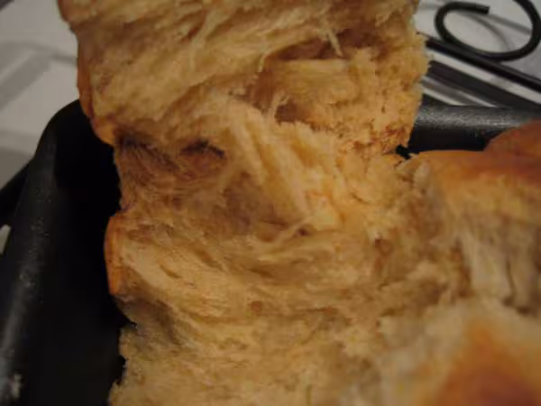 Pain brioche avec farine pain blanc de polange