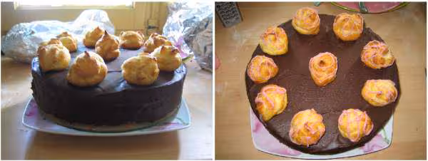 Petit angel food cake sans matiere grasse termine