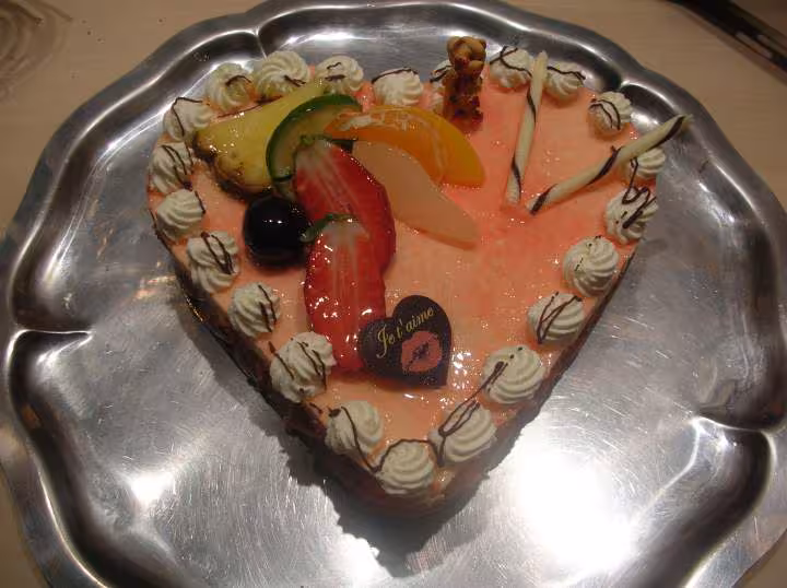 Dessert pour la saint valenin