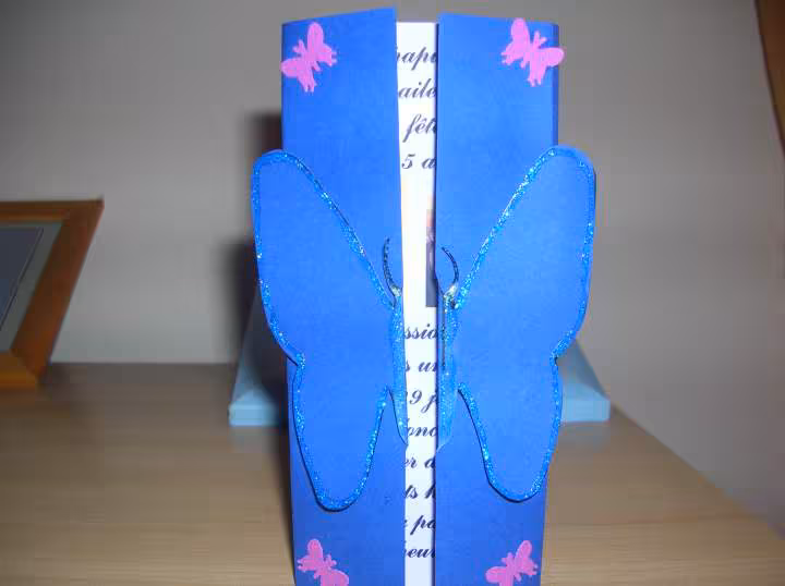 Faire part papillon
