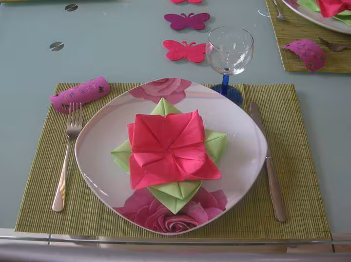 Idee de deco pour table de printemps