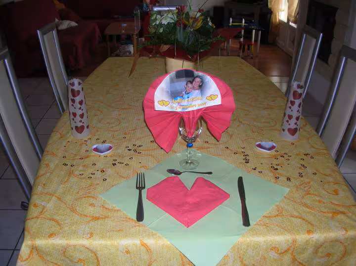 Idee de table avec couleur espagne