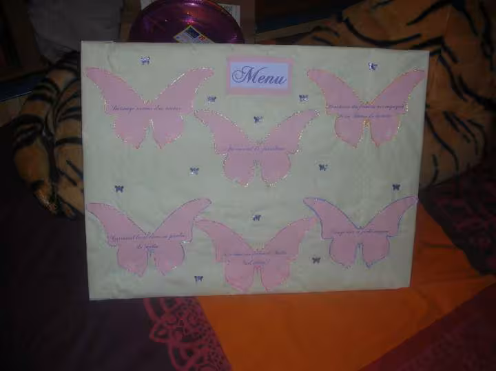 Menu papillon