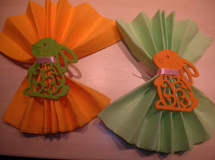 Serviette pour paques