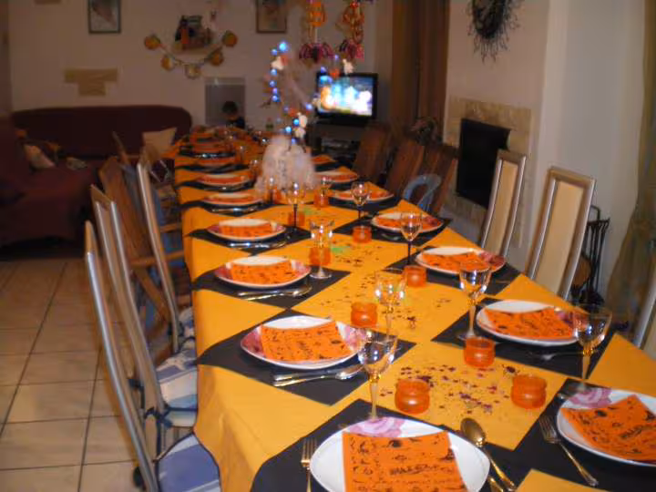 Table d halloween