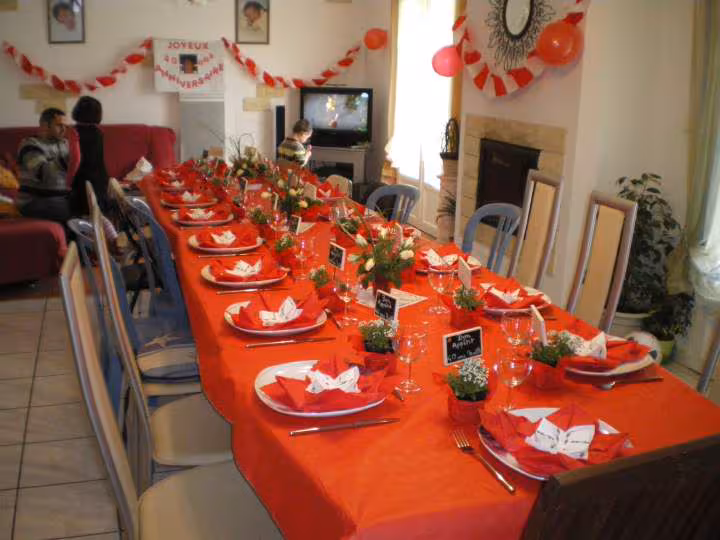 Table pour des 40 ans d une amie