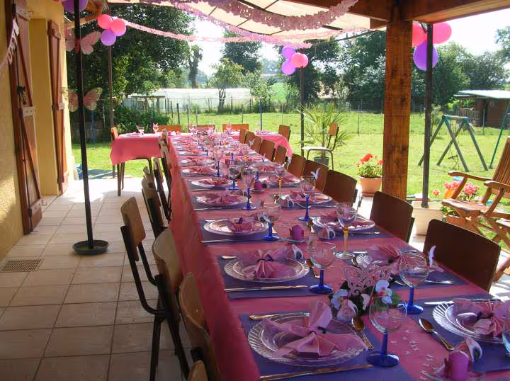 Table pour les 5 ans de ma fille