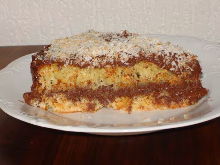 Gateau choco coco