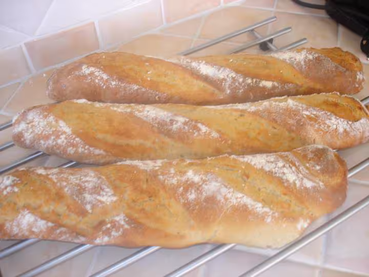 Baguettes sans petrissage