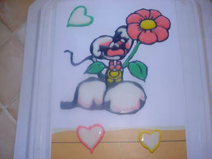 Diddl juste fini il attend bien sajement ds le frigo