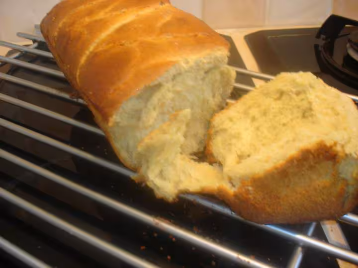 L interieur de la brioche au levain liquide
