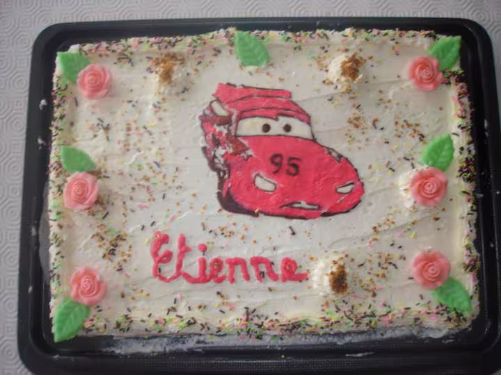 Le 1er gateau d anniversaire une fois fini