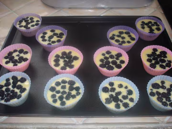 Mufins avant cuisson