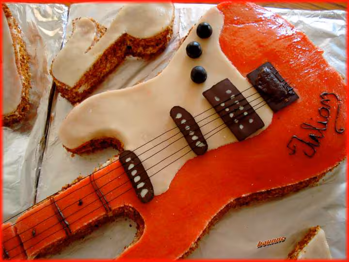 Gateau guitare
