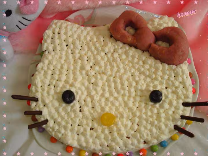 Gateau hello kitty
