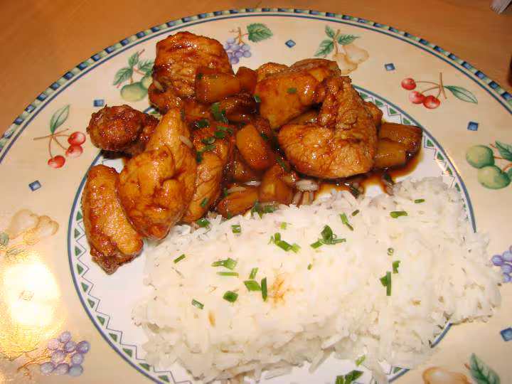 Poulet ananas caramel