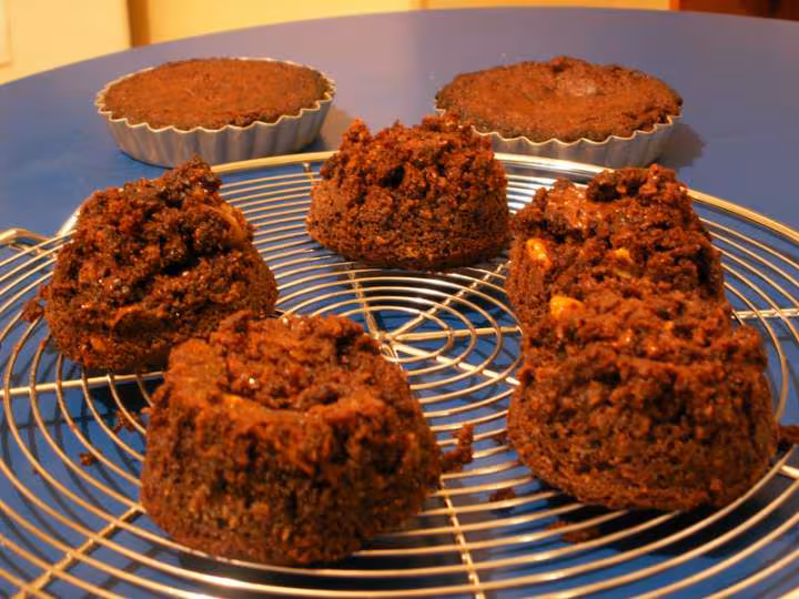 Brownie vu chez doudouce 2e essai moules individuels