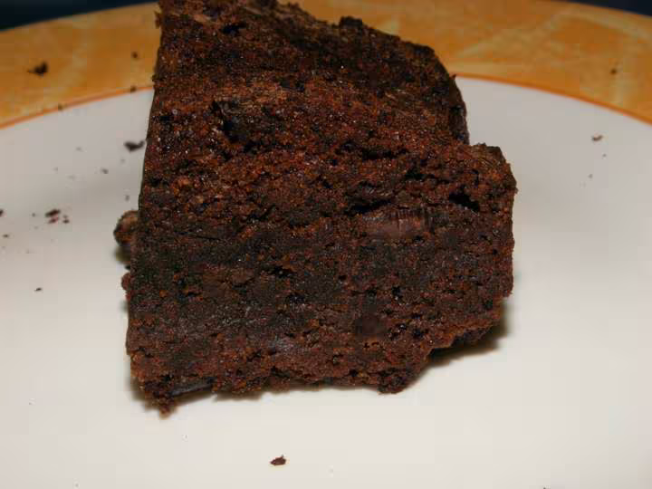 Brownie vu chez doudouce part apres enlevage du brule