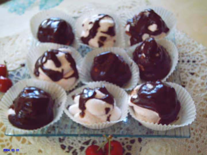 Guimauves roses et noires