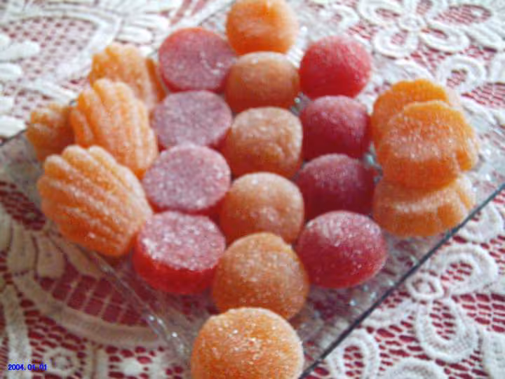 Pate de fruit fraise et abricot