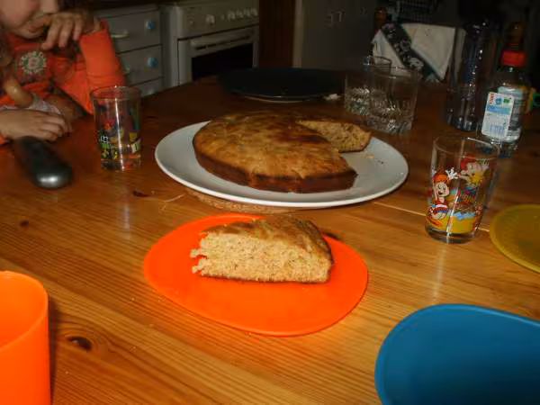 Gateau a la compote de pommes