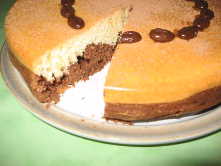 Gateau au nutella coupe