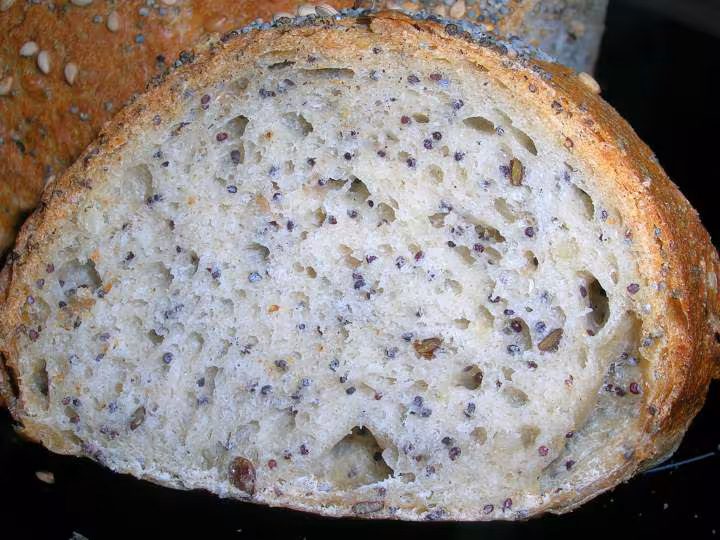 Pain pavot et sesame la mie hum