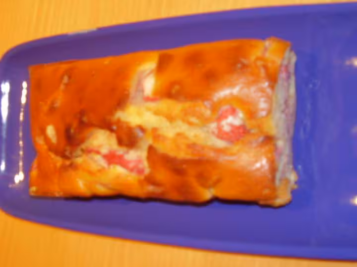 Cake aux fraises sans beurre