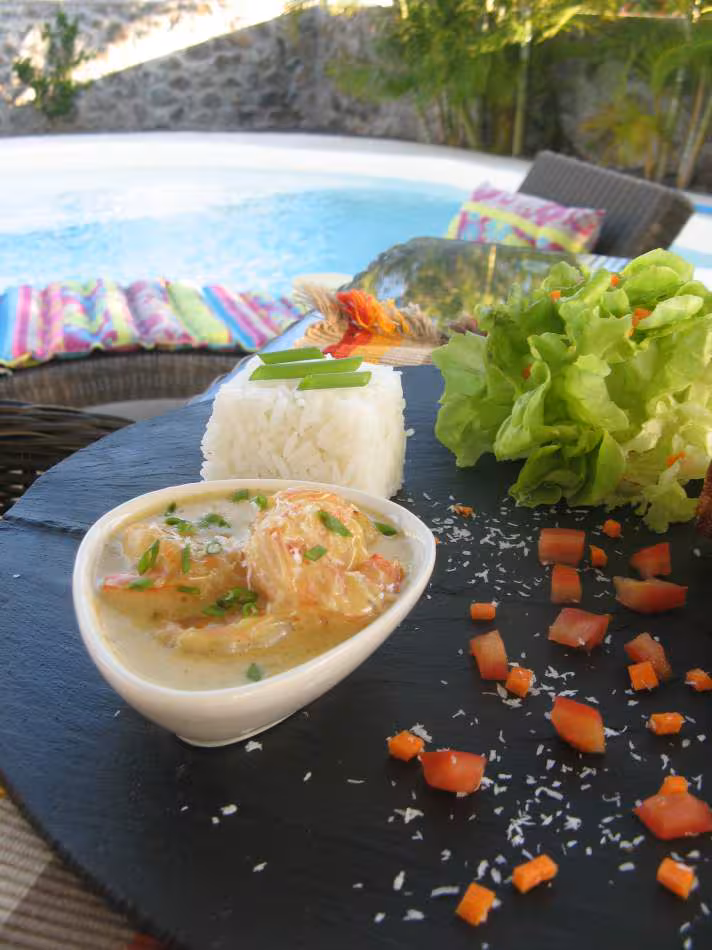 Camarons a la seychelloise
